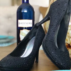 Black Cinderella Glimmer Heel